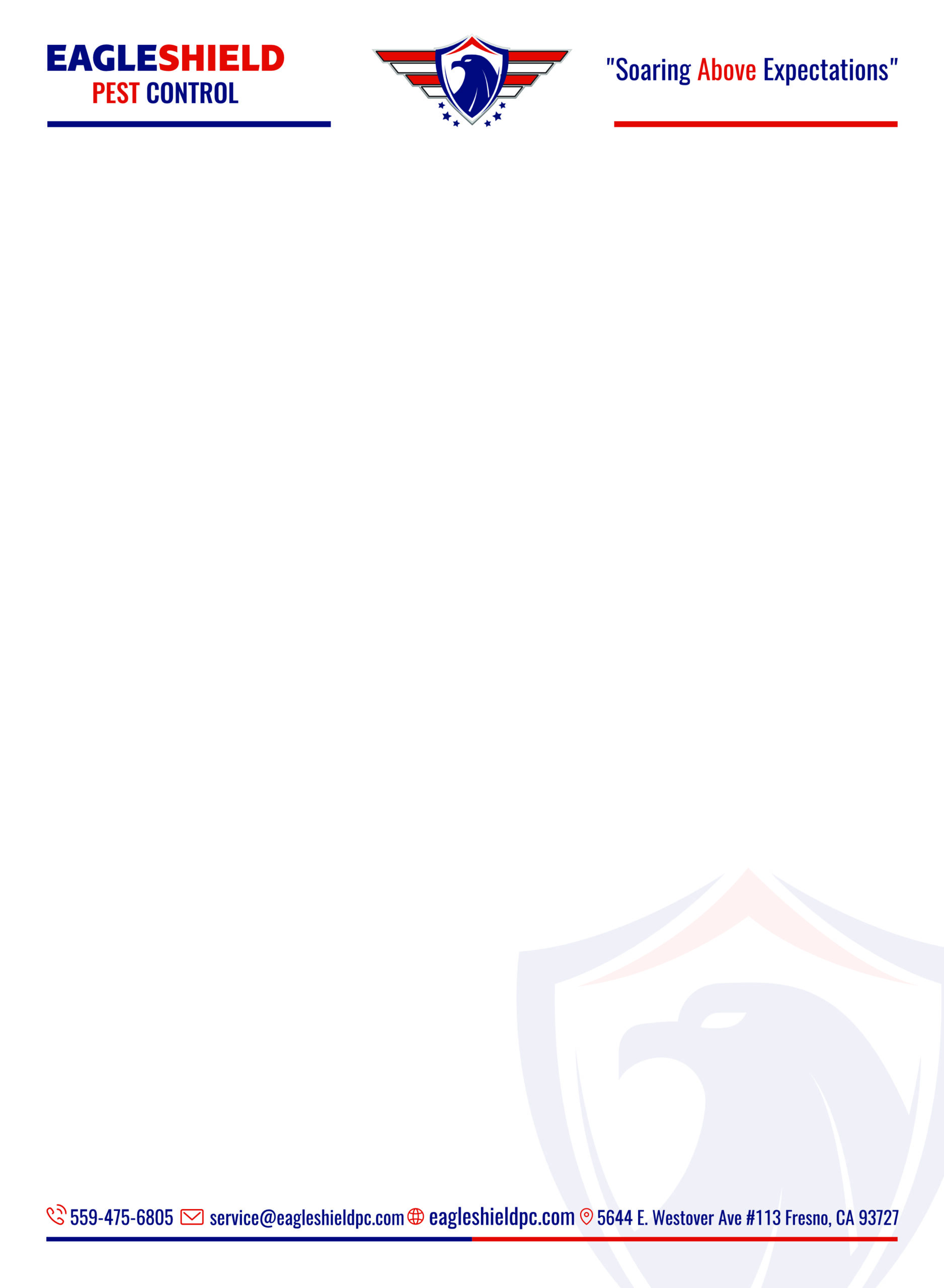 EagleShield Letterhead Template